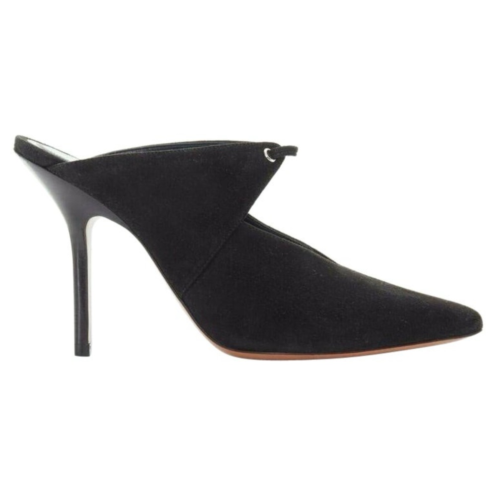 Celine Babouche Suede Pointed Mule